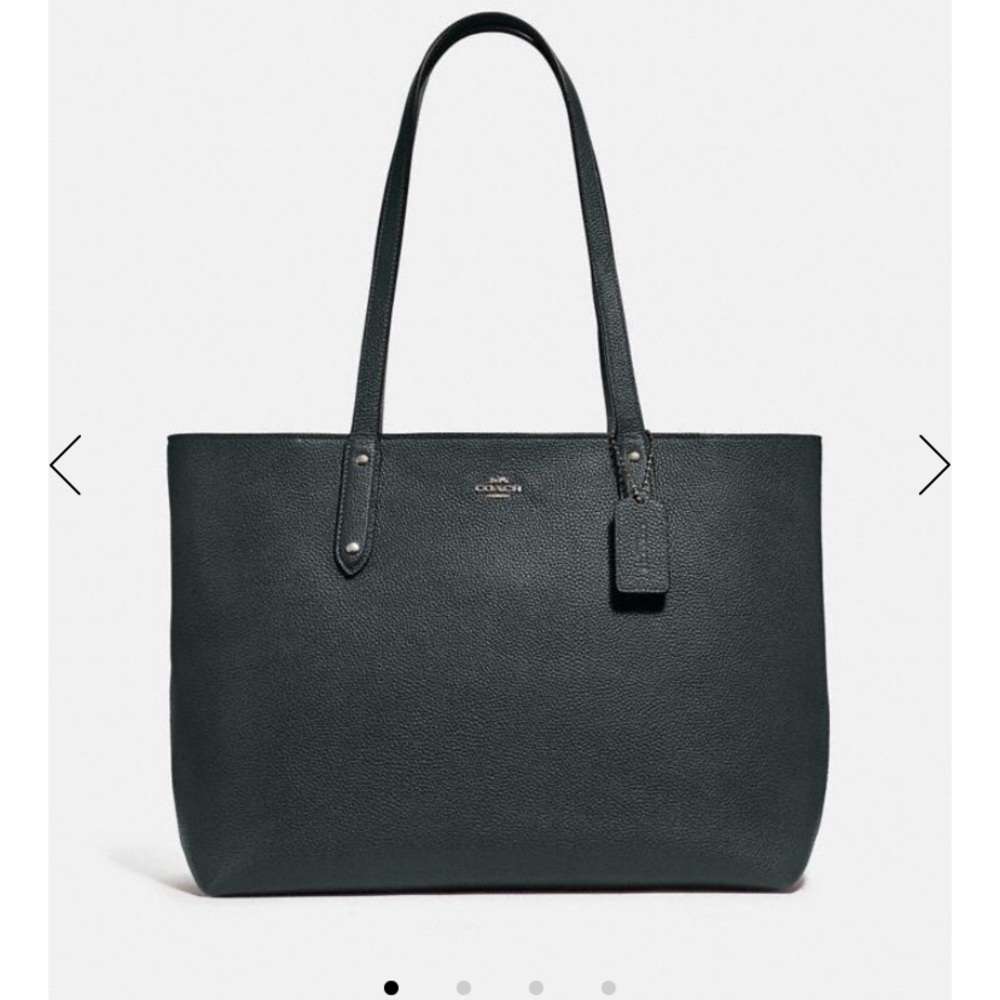 Coach Central Tote With Zip Black